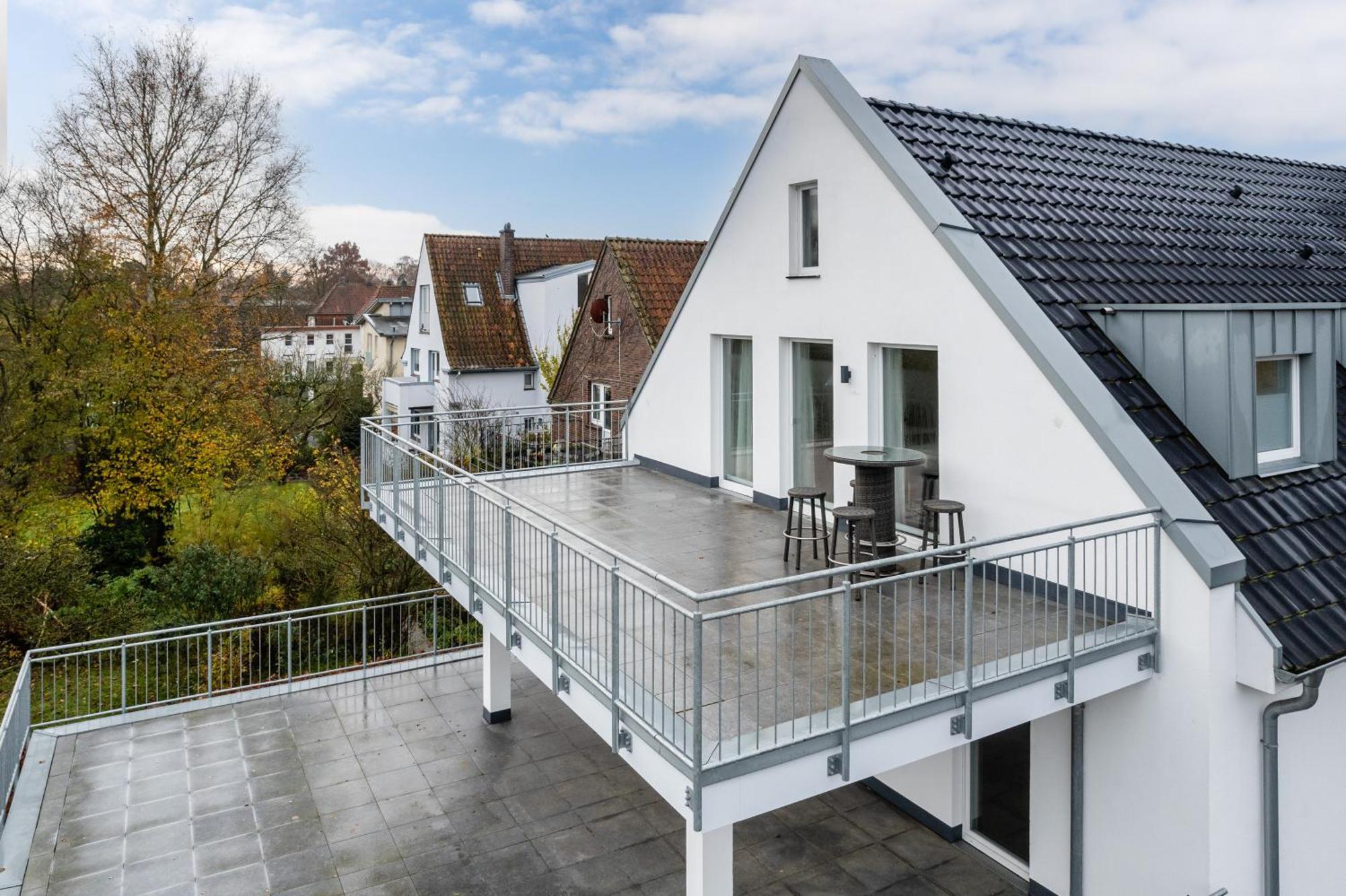 Penthouse Am Marschweg Apartment Oldenburg Exterior foto